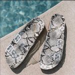 Ccocci Clear Snake print Slide Sandals Photo 1