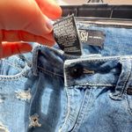 REWASH  Blue Distressed Jean Shorts Raw Hem Size 7 or size 28 Photo 5