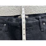 Madewell  Womens Mid-Rise Full Length Kick Out Black Denim Jeans Size 32 Photo 10