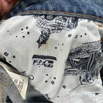 Anthropologie Pilcro Red Beaded Tassel Hem Slim Boyfriend Jeans Size 25 Photo 9