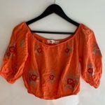 The Impeccable Pig  floral embroidered crop small Photo 4