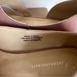 Anthropologie  Sasha Blush Pink Leather Slip On Cut-Out Flats Photo 2
