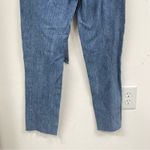 Abercrombie & Fitch  Mom Jean High Rise Button Fly Jeans Womens 27 Belted Blue Photo 6