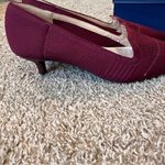 Adrienne Vittadini ADREINNE VITTADINI  Skippy Wine color textured pumps Photo 3