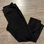 Calvin Klein Cropped Black Athletic Leggings Photo 0