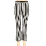 La Ligne New York Stripe Kick Flare Pant NEW Black Size 8 Photo 1