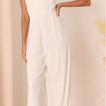 Lulus Kiska White Lace Wide-Leg Jumpsuit Photo 0