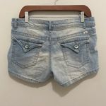 LEI Ashley Lowrise (junior) non stretch Light Blue Distressed Jean Shorts Size undefined Photo 1
