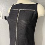 Martin Grant Mini Crochet Dress, Black/White, Medium Black Photo 2