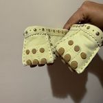 Coach Norfolk Tassel Loafer Flats 9B Tan Beige Yellow Studded Nubuck NWOB U Size 9 Photo 7