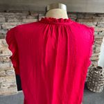 Rachel Zoe Pink Ruffled Tie Front Blouse Photo 5