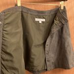 Abercrombie & Fitch skater style green suede skirt Photo 5
