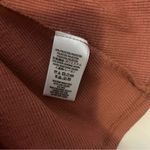 Free People Rust Ribbed Tank Top Photo 3