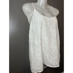 Loft Tank Top Womens Small White Floral Embroidered Cami Lined Summer Boho Photo 1