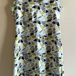 KAVU  SLEEVELESS DRESS KNIT‎ EMPIRE WAIST WOMENS SIZE M ABSTRACT PRINT ATHLETIC Photo 0