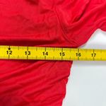 Farm Rio NWOT  V Neckline Ruched Red Maxi Dress Long Sleeves Size XL Photo 9