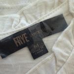 Frye Embroidered Yoke Tee Cream Size Medium – NWT Photo 6