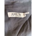 Amur EVITA Multicolor Floral Silk Chiffon Ruffle Maxi Dress Size 16 Blue Photo 10