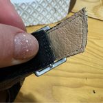 UGG  Women's Braelynn Black Patent Leather Suede Sandals Photo 11