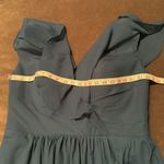 Women’s Bohemian Chiffon Ruffle Formal Party Dress Corset Back Size 18 NWOT Blue Photo 8