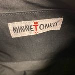 Minnetonka Baja Western Jacquard Boho chic Suede Fringe Crossbody Bag Photo 4