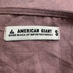 NWOT American Giant Women's Linen Tie Dress Twilight Mauve Size S Purple Photo 8