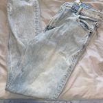 Abercrombie & Fitch Light Blue High Rise 90s Straight Leg Jeans Photo 1