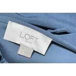 Loft Outlet Wide Leg Jumpsuit Slate Blue Sleeveless Size 6 Cropped Photo 3