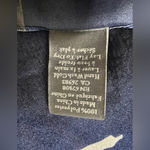 Vince Camuto  Dark Blue and Pink Rose Scarf Photo 3