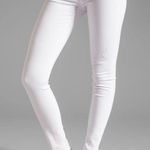 Mother The Looker Skinny Jeans Mirror Mirror White Mid Rise Preppy Women's 27 Photo 0