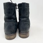 Taos Comrade Distressed Black Leather Lace Up Ankle Combat Boots womens 42 11 Photo 6