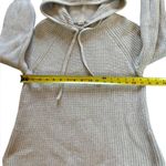 Gap Chunky Ribbed Knit Hooded Sweater Gray Cotton Womens Size Small Photo 6