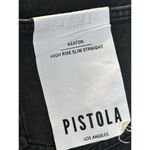 Pistola  Women's Keaton High Rise Slim Straight Jeans Size 25 Taurus Black Wash Photo 5
