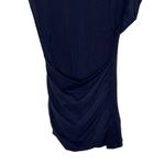 CAbi Asymmetrical Ruched Sleeve One Shoulder Tank Top V-Neck Small Women Photo 2