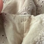 BCBGeneration Women's Drop Waist Eyelet Embroidered Tan Romper S Photo 13