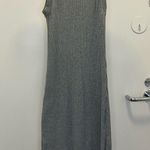 Banana Republic Petite Midi Ribbed Tank Sweater Dress in Gray Photo 0