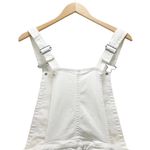 Rebecca Minkoff Shlee Dungarees White Cutoff Denim Shortalls Women’s Size Large Photo 5