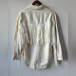 Saints & Hearts Western Snap Pearl Tassel Jean Jacket Size Small New Photo 2