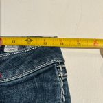 Miss Me  Blue boyfriend, thick stitch Capri Jeans size 26 Photo 4