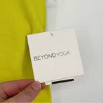 Beyond Yoga  NWT Slim Racerback Cropped Tank Citrus Pop Heather Yellow Medium Photo 7