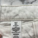 H&M &Denim White 90's Baggy Ultra High Waist Jean Size 16 Photo 3