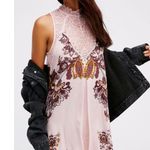 Free People  Intimately Floral Lace Marsha Mini Slip Dress Sleeveless Pink Size S Photo 0
