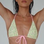 Motel  Rocks Paisley Yellow Pink Binding Bikini Set Photo 1