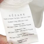 Sézane Sezane Sophia Ruffle Mini Dress White Cotton Women’s Size 4 FR 36 Shift Lined Photo 11