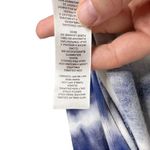 Chico's Weekends By Chico’s Blue & White Tie Dye Hooded Knit Cardigan Blouse Photo 6