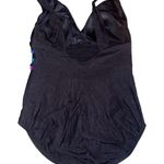 Croft & Barrow Striped Surplice Swimsuit Photo 1