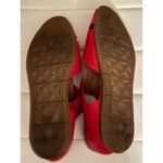 Aerosoles Aerosole Women's Red Leather Cutout Gladiator Flat Sandals Size 6.5M Photo 6