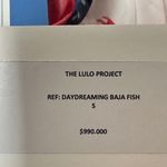 The Lulo Project Daydreaming Dress Baja Fish Pattern Brand New with tags Small Red Photo 4