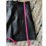 Reiss Mimi Paneled Leather Mini Skirt, Black, Size 10, Designer Luxury, NWT Photo 9