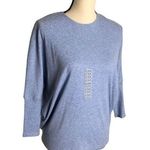 OOPS Women’s Blue Dolman Stripe Oversized Top Size XXS Photo 0